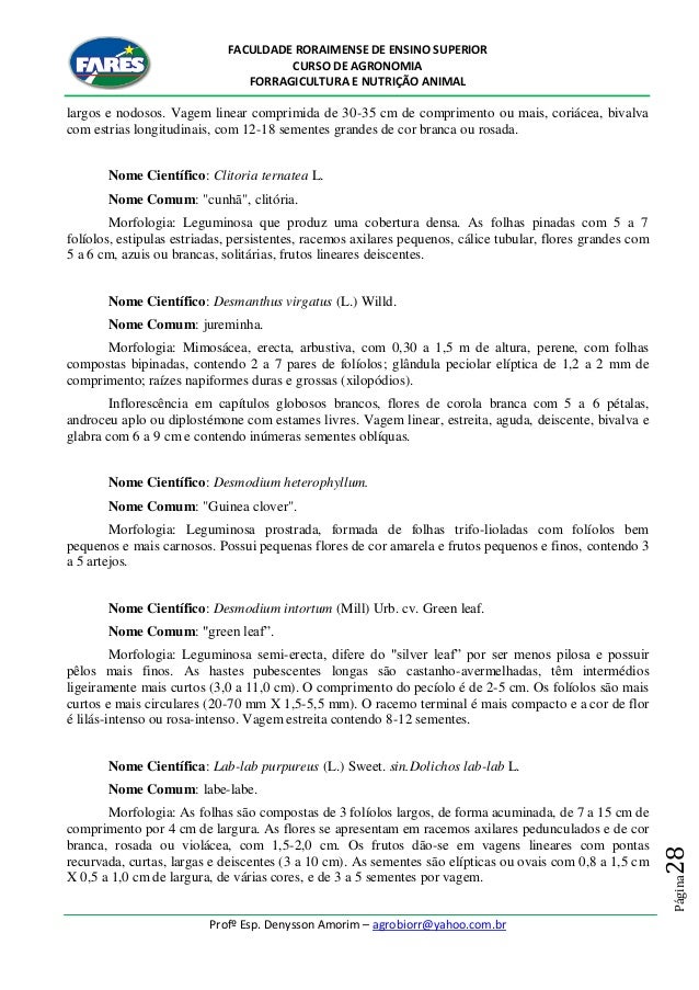 apostila de forragicultura